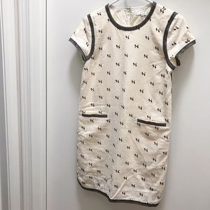 Madewell embroidered shift dress